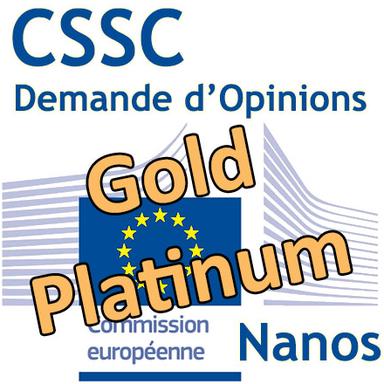 Nanos (Or, Platine) : Demandes d'Opinions au CSSC