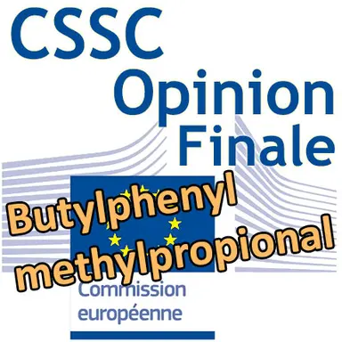 Butylphenyl methylpropional : Opinion finale du CSSC