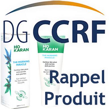 Rappel d'une crème Ho Karan