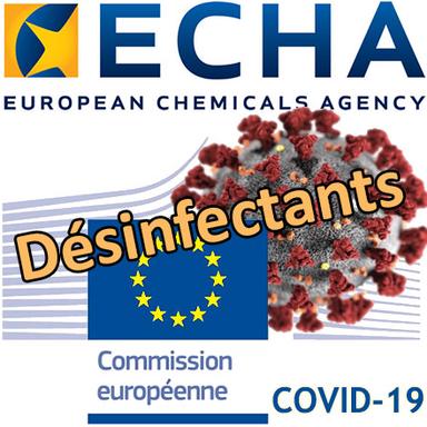 Les mesures de l'ECHA pour accélérer l'approvisionnement en désinfectants