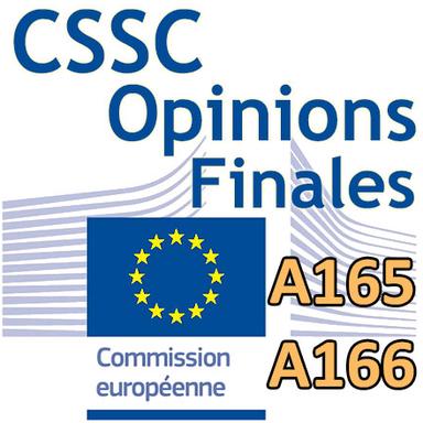 Hydroxypropyl p-phenylenediamine (A165), Methylimidazoliumpropyl p-phenylenediamine HCl (A166) : Opinions finales du CSSC