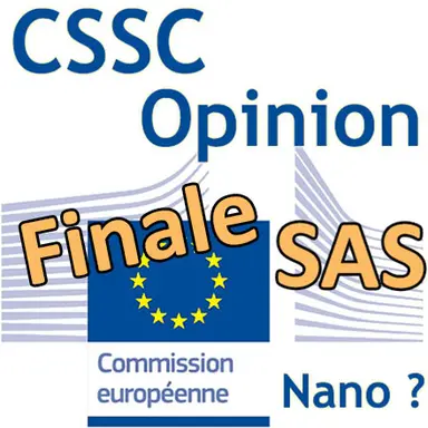 Solubilité des SAS : Opinion finale du CSSC
