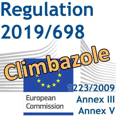 Règlement 2019/698 : Nouvelles restrictions pour le Climbazole