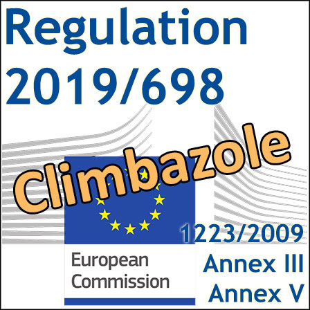 Regulation 2019/698: New restrictions for Climbazole