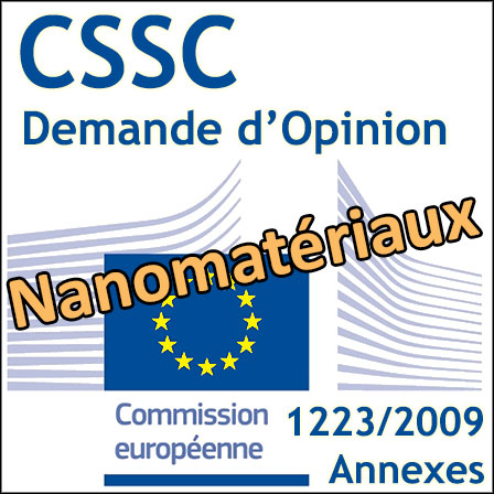 Sécurité des nanomatériaux en cosmétique : demande d'avis scientifique au CSSC