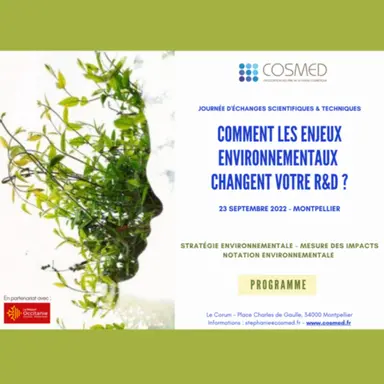 Les enjeux environnementaux et la R&D au programme de la JEST 2022 de Cosmed