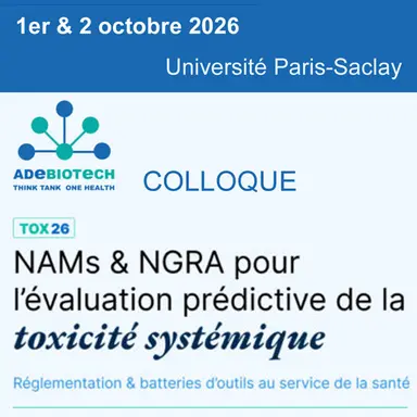 NAMs et NGRA au programme du colloque Tox26