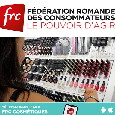 La Fédération romande des consommateurs demande l'interdiction de trois ingrédients cosmétiques