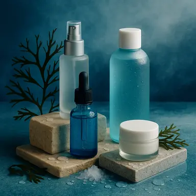 Les cosmétiques à base d’eau de mer