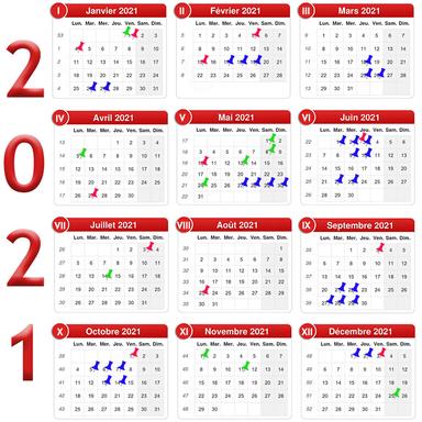 L'agenda cosmétique 2021