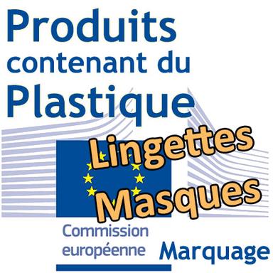 Marquage des produits contenant du plastique : les précisions de la Commission