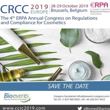 4e édition du Congrès annuel sur la réglementation et la conformité en cosmétique de l'ERPA