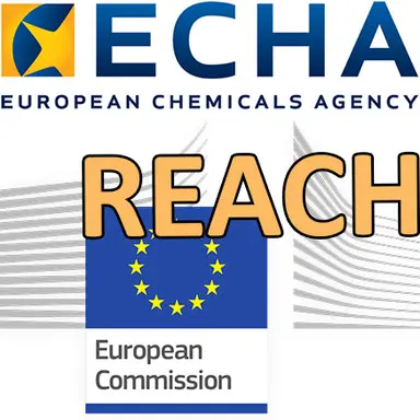 Drapeau Commission européenne et logo ECHA