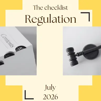 La Récap Réglementation - Juillet 2026