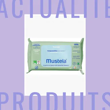 Mustela lance des lingettes compostables