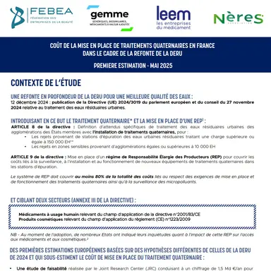 Traitement des eaux résiduaires urbaines : une étude française d'estimation des coûts
