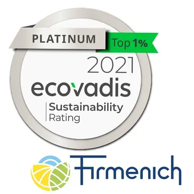 EcoVadis : médaille de platine pour Firmenich