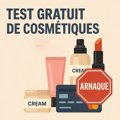 Test gratuit de cosmétiques, quand l’essai vire à l’arnaque