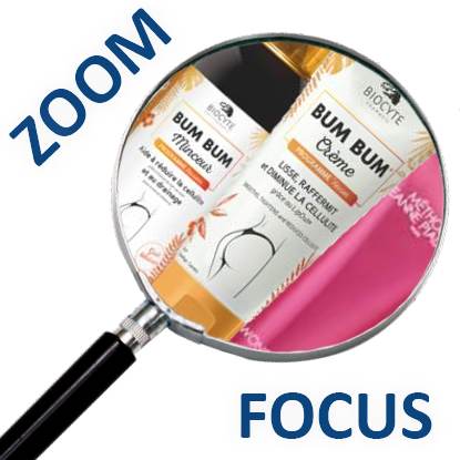 Loupe contenant des cosmétiques