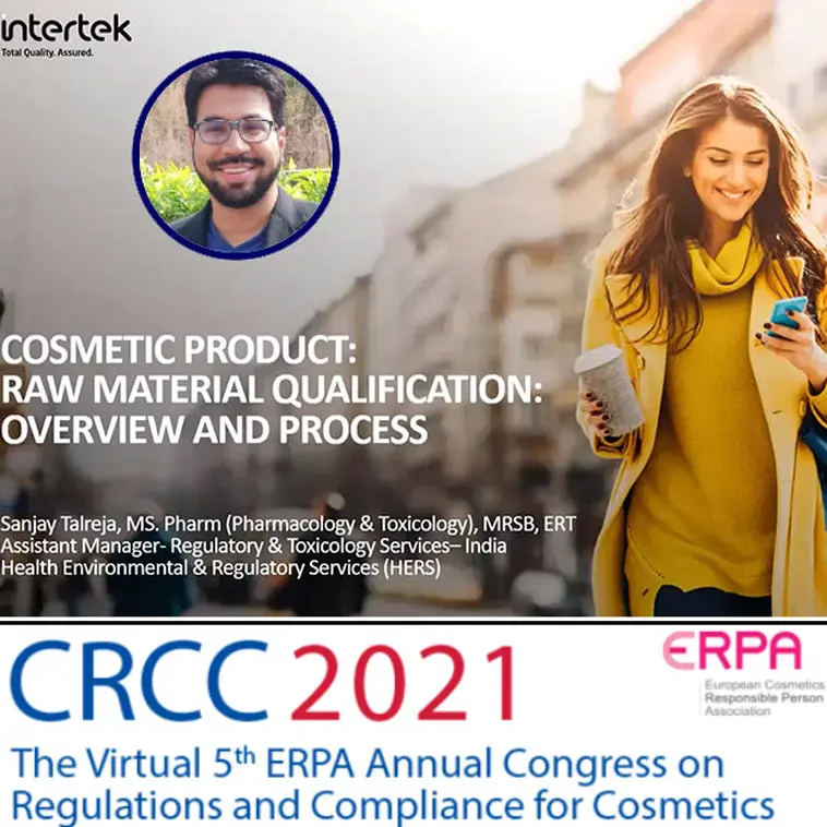 Why is the qualification of cosmetic raw materials important? Congresses