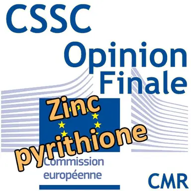 Zinc pyrithione : Opinion finale du CSSC
