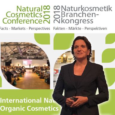 Le Dr. Meike Gebhard au Naturkosmetik Branchen-kongress 2018