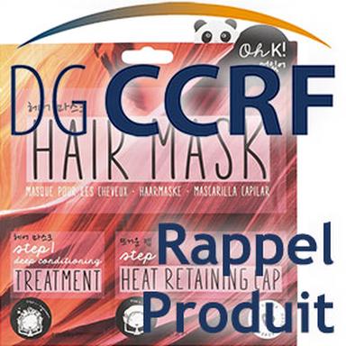 Rappel de masques pour cheveux de la marque Oh K!