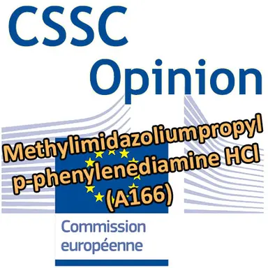 Opinion du CSSC sur le Methylimidazoliumpropyl p-phenylenediamine HCl (A166)