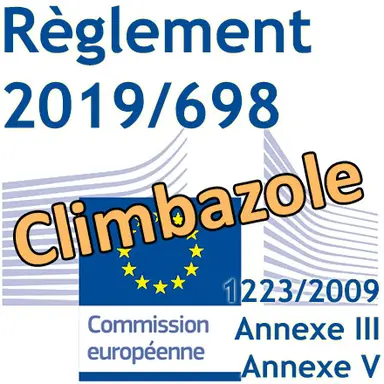 Règlement 2019/698 : Nouvelles restrictions pour le Climbazole