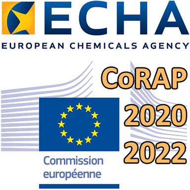 CoRAP : Proposition de l'ECHA pour 2020-2022