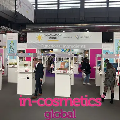 Les ingrédients lauréats d'in-cosmetics Global 2022