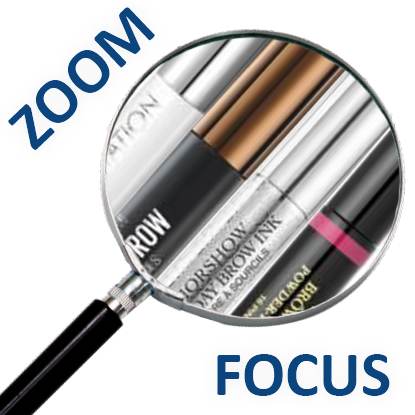 Loupe contenant des cosmétiques