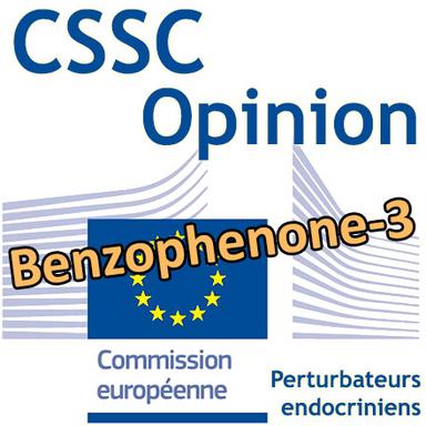 Benzophenone-3 : Opinion préliminaire du CSSC