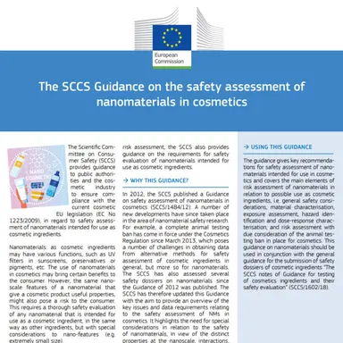 Évaluation de la sécurité des nanomatériaux : les lignes directrices du CSSC expliquées par la Commission européenne