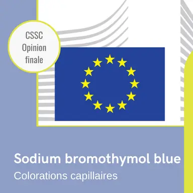 Sodium bromothymol blue (C186) : Opinion finale du CSSC