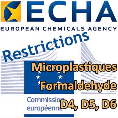 Propositions de restrictions de l'ECHA