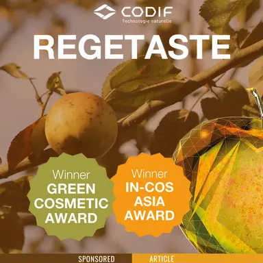 Regetaste, le nouvel ingrédient actif upcyclé qui fait chanter votre peau by Codif Technologie Naturelle