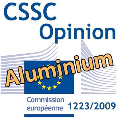 Aluminium dans les produits cosmétiques : Opinion du CSSC