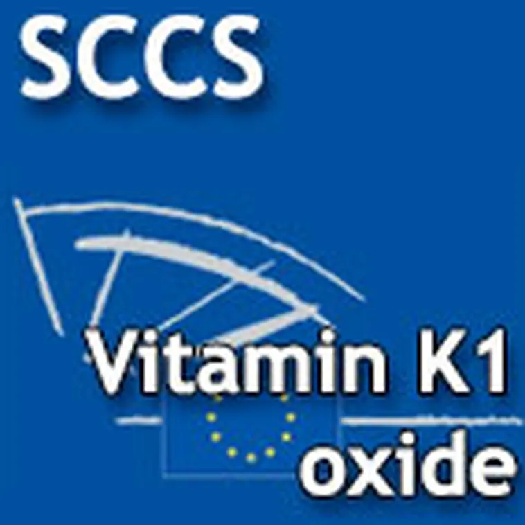 Vitamin K1 Oxide request for SCCS Opinion CosmeticOBSL'Observatoire des Cosmétiques Regulation