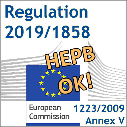 HEPB: a new preservative is added in Annex V to the Cosmetics Regulation