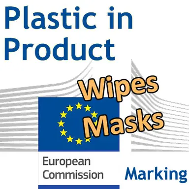 Marquage des produits contenant du plastique : les précisions de la Commission