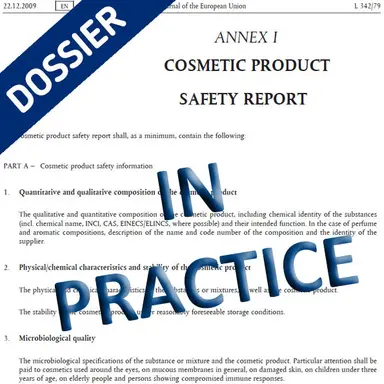 Dossier Annexe I du Règlement 1223/2009