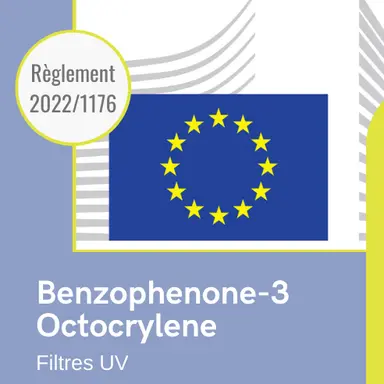 Règlement 2022/1176 : nouvelles restrictions pour la Benzophenone-3 et l'Octocrylene