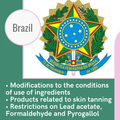 Les derniers ajustements de la réglementation cosmétique brésilienne (2/3)