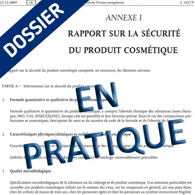 Dossier Annexe I du Règlement 1223/2009