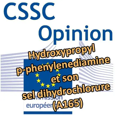 Hydroxypropyl p-phenylenediamine (A165) : Opinion du CSSC