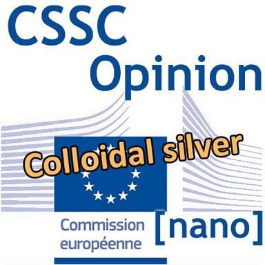 Logo Commission européenne - Opinion CSSC Colloidal silver