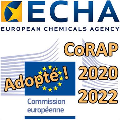 L'ECHA adopte le CoRAP 2020-2022 avec 27 substances "cosmétiques"