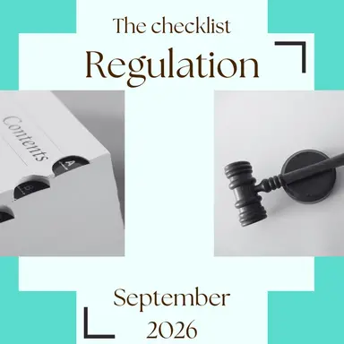 La Récap Réglementation - Septembre 2026
