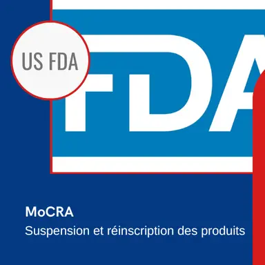 Nouveau sur le US Cosmetics Direct : la suspension et la réinscription des produits